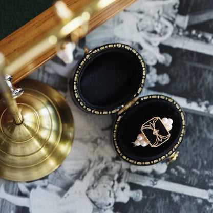 Vintage Palace Seal Open Ring