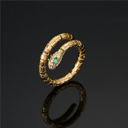 Adjustable Snake Ring For Women