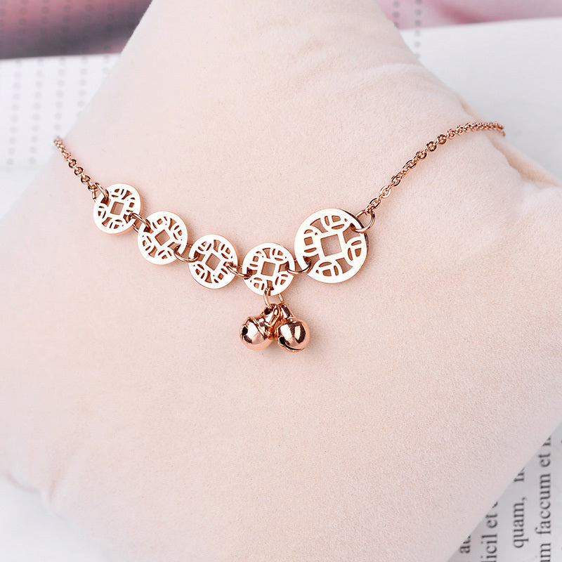 Rose Gold Boho Anklet