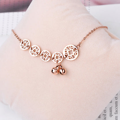 Rose Gold Boho Anklet