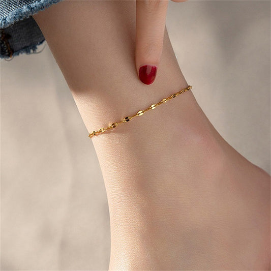 Non-Fading Stainless Steel Anklet