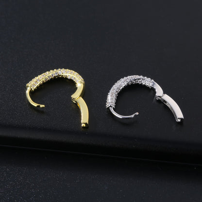 Hollow Gold Round Earrings