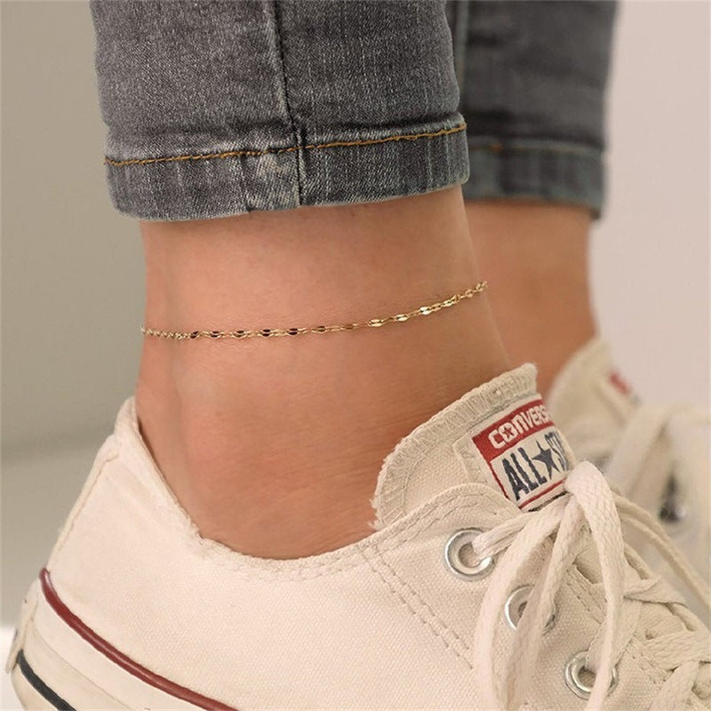 Non-Fading Stainless Steel Anklet