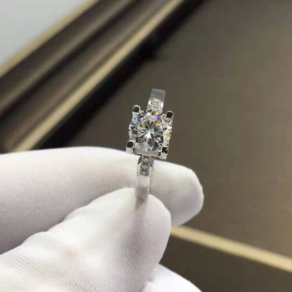 Moissanite D Color VVS Clarity Women's Ring