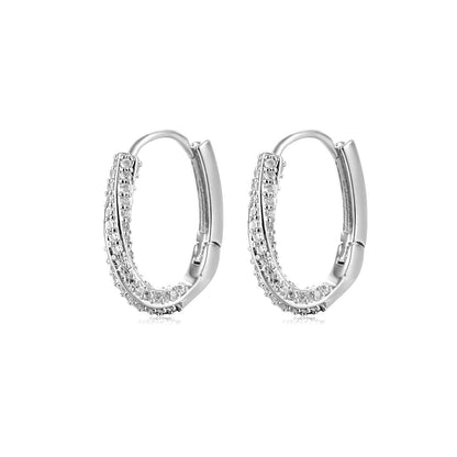 Hollow Gold Round Earrings