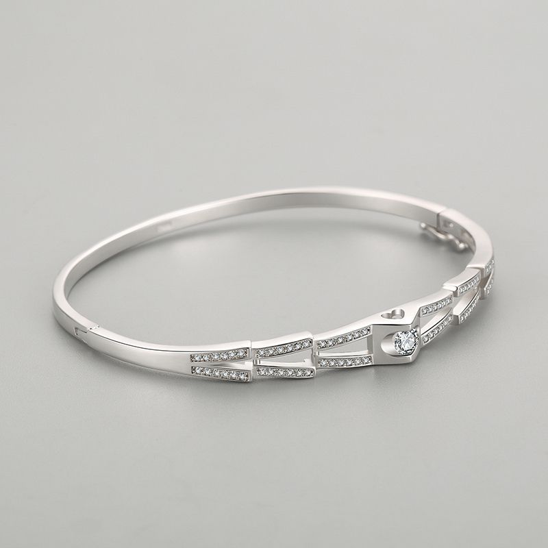 Elegant Silver Love Bracelet