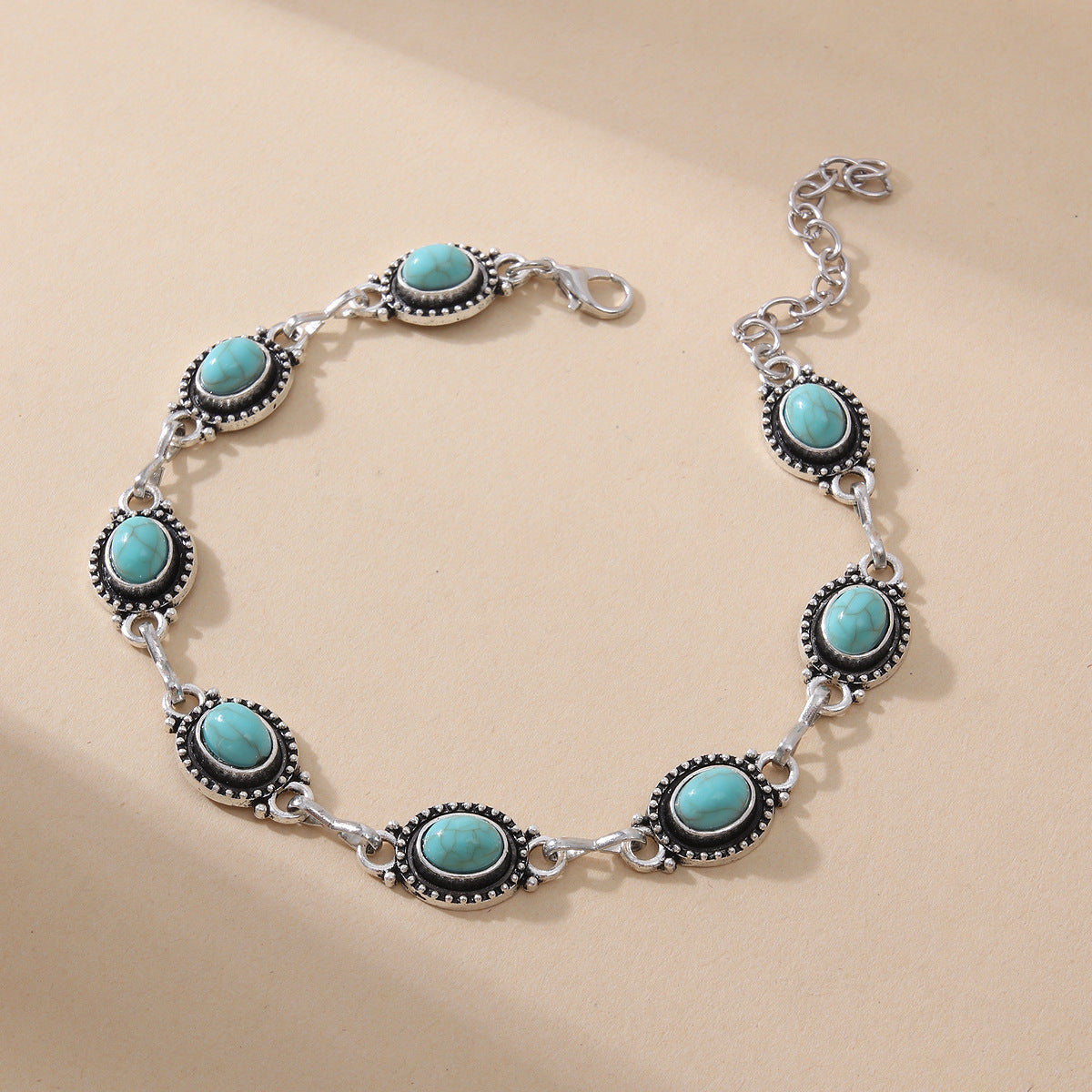 Retro Turquoise Beach Anklet