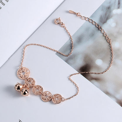 Rose Gold Boho Anklet