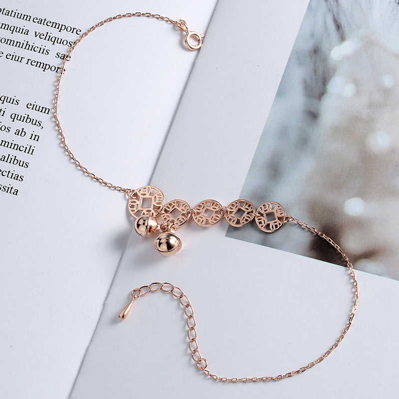 Rose Gold Boho Anklet