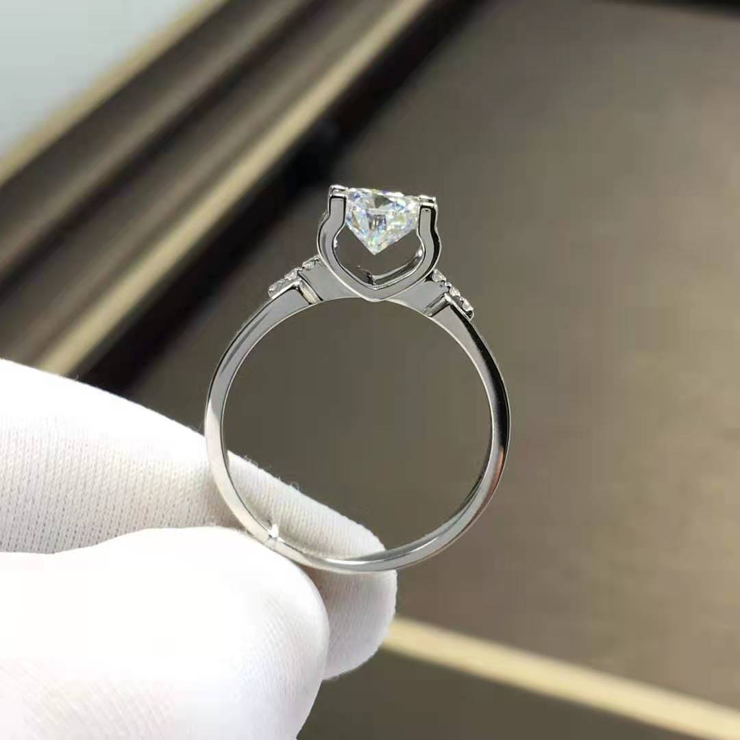 Moissanite D Color VVS Clarity Women's Ring
