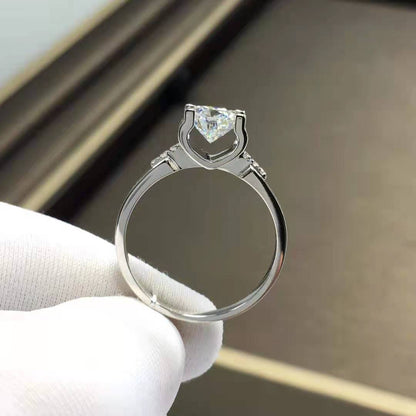 Moissanite D Color VVS Clarity Women's Ring