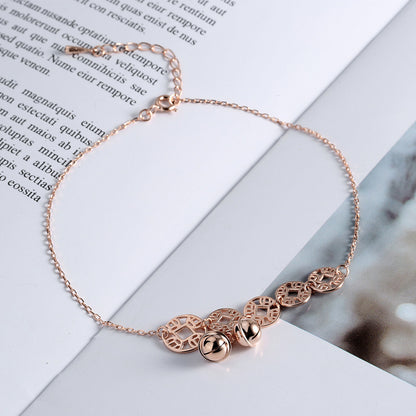 Rose Gold Boho Anklet