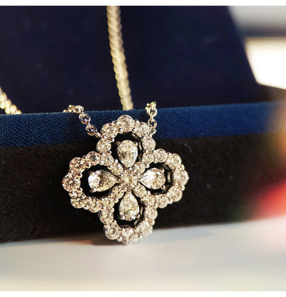Sterling Silver Four-leaf Clover Necklace